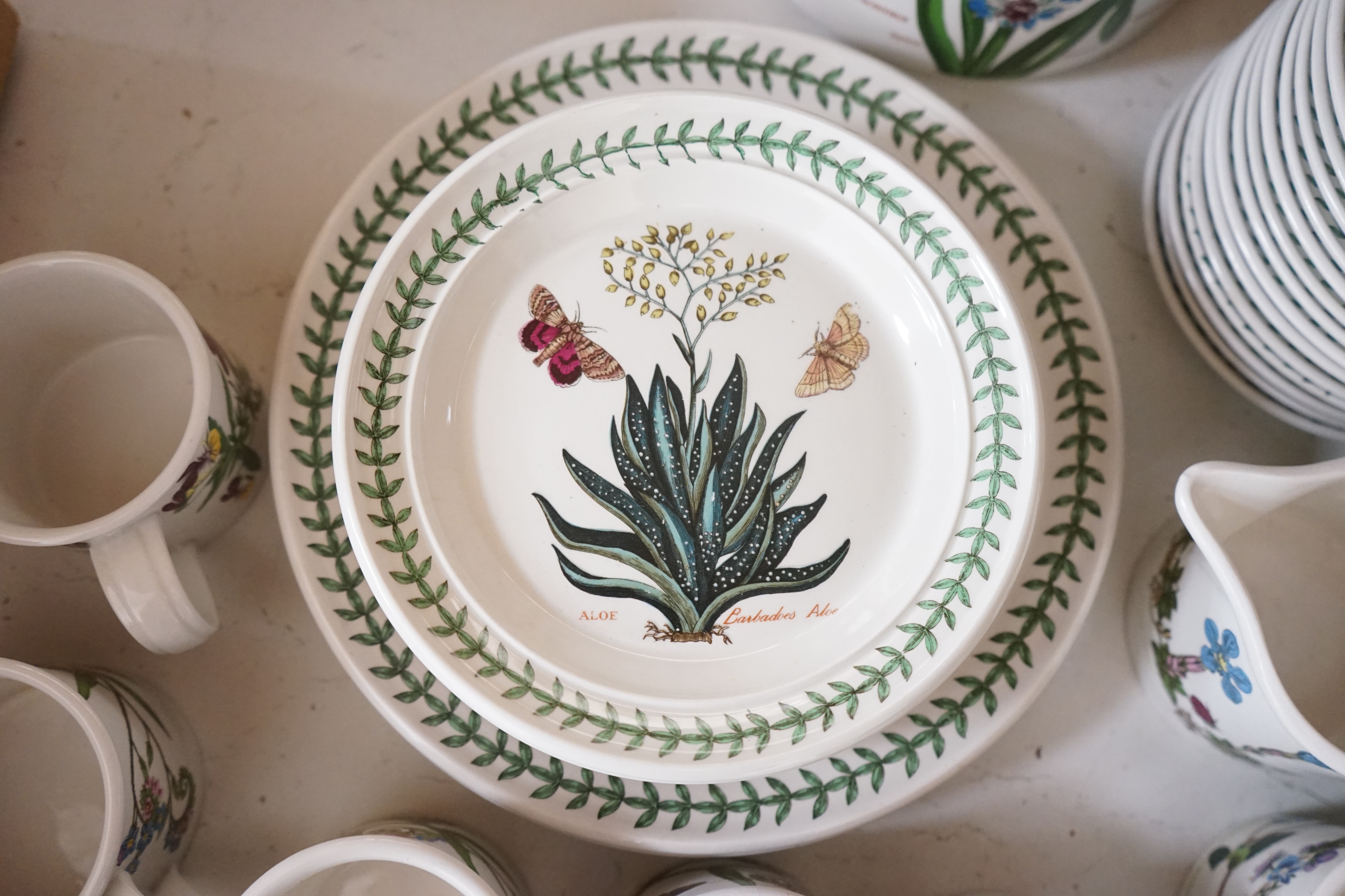 A group of Portmeirion tableware